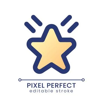 Effect pixel perfect gradient fill ui icon 스톡 일러스트