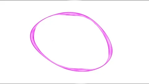 The effect of a round wavy pink circle frame forming a network of fine dust.. Stock Footage 253192486