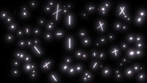 Effect of shimmering small particles on a black background. Stock animation of Stock Footage 334670812