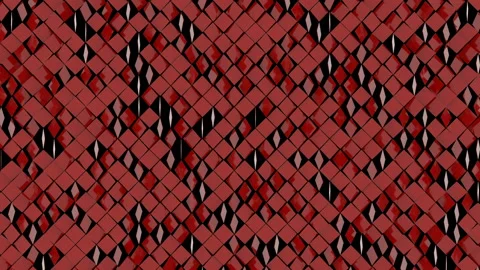 The effect of snake skin. Animation of rhombic dynamic structure. Stock Footage 117483497