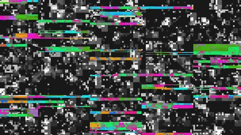 The effect of sorting pixels. Beautiful design. Stock Footage 131239359