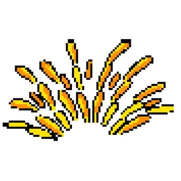 Effect sparkles pixel art vector illustration Stock Illustration