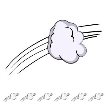 Effect speed comic cartoon vector graphic Stock Illustration