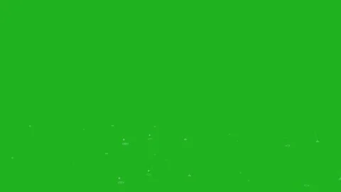 Effect of splashes in the water due to rain on green screen background Stock Footage 249573226