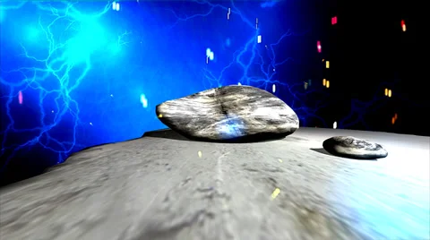 Effect Teleportation in space Stock Footage 34103022