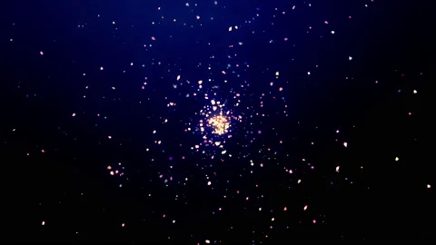 Effect video material that shines brilliantly in the dark. Stock-Footage 150478427