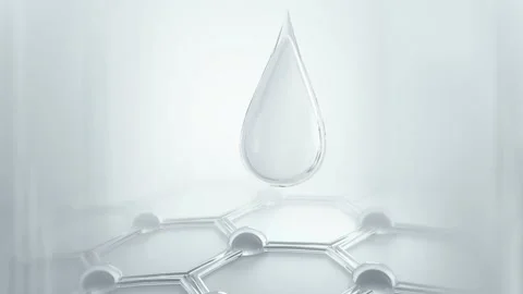 The effect of vitamins or serums on the skin To nourish, care and protect th Stock Footage 171565635