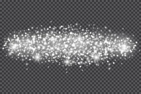 The effect of white and transparent glare Stock Illustration