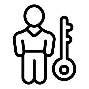 Effective skills development icon outline vector. Personal talent growth Stockillustratie