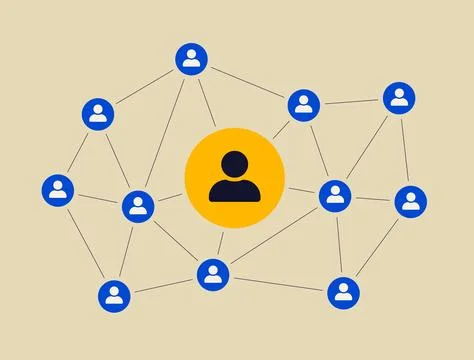 Effective team coordination, communication and collaboration. Achieve efficiency Stock Illustration