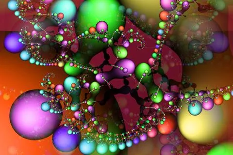 Effects. generation of patterns Illustrazione stock