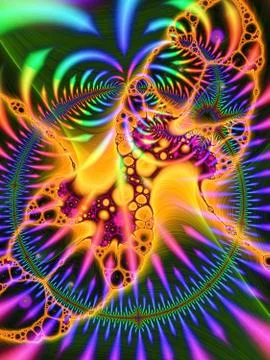 Effects. generation of patterns Stock Illustration