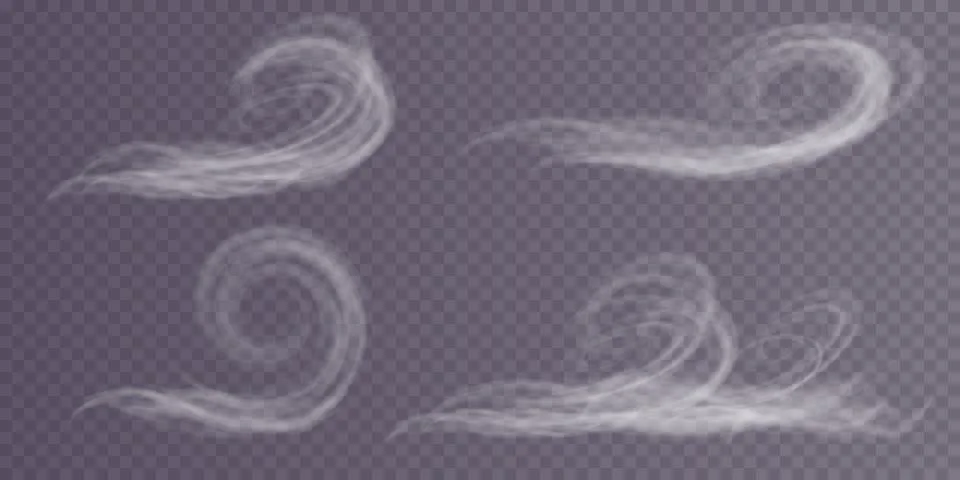 The effects of winter blizzard winds can be mesmerizing, with swirling snow Stock-Illustration