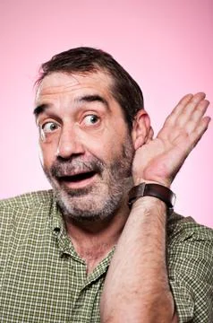 Effeminate man portrait Stock Photos