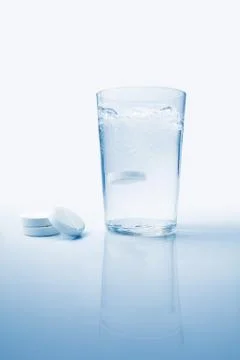 Effervescent Aspirin Foto stock
