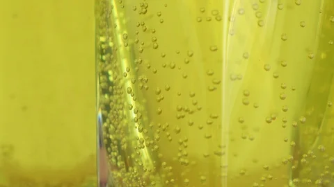 Effervescent bubbles in glass of water Stock Footage 88663630