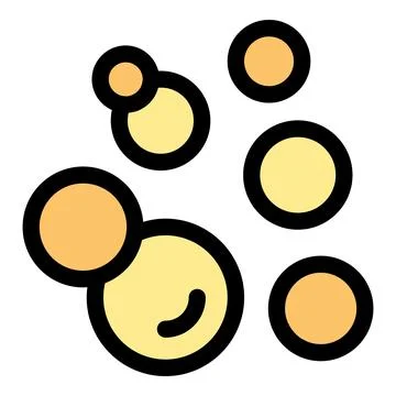 Effervescent golden bubbles floating, creating a sparkling visual effect Stock Illustration