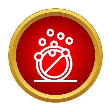 Effervescent soluble medicine tablet dissolving icon Stock Illustration