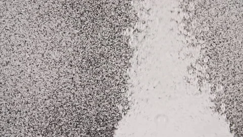 Effervescent tablet aspirin. Pill falling down in water on black background. The Video stock 165438308