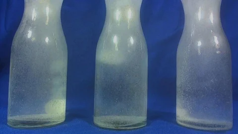 Effervescent tablet close up, soluble pill Stock Footage 87786550