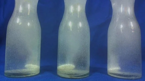 Effervescent tablet close up, soluble pill Stock Footage 87789390