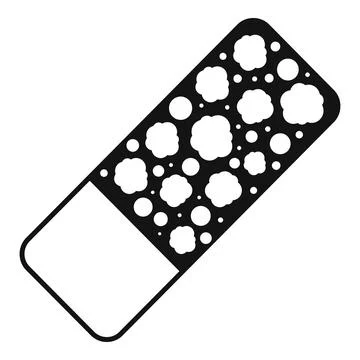 Effervescent tablet dissolving, creating bubbles in water, medicine and hea.. Illustrazione stock