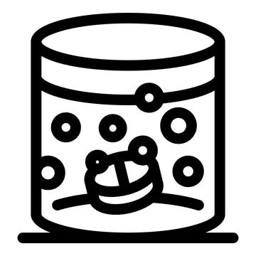 Effervescent tablet dissolving in glass of water with bubbles rising Stock Illustration
