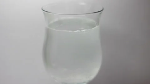Effervescent Tablet In Water Stock Footage 56677993