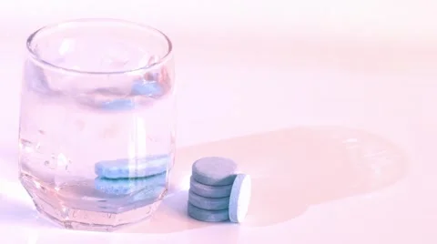 Effervescent Tablets Sparkling Stock Footage 67435231