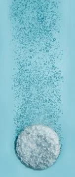 Efffervescent tablet Stock Photos