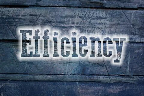 Efficiency concept Stock Illustration