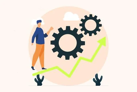 Efficiency Concept Illustration Stock Illustration