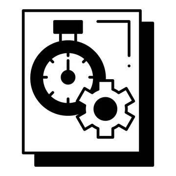 Efficiency Dualtone Icon Stock-Illustration