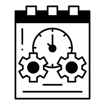 Efficiency Dualtone Icon Stock-Illustration