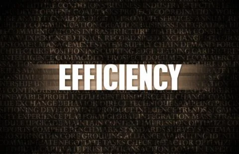 Efficiency Stock Illustration