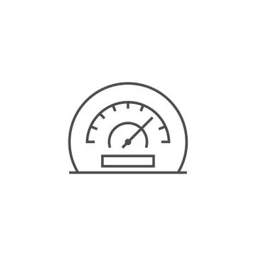 Efficiency Line Icon Stock Illustration