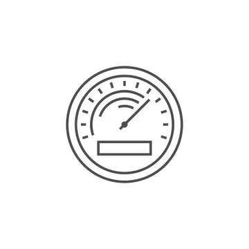 Efficiency Line Icon Stock Illustration