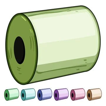 Efficiency pipe insulation cartoon vector graphic Stock Illustration