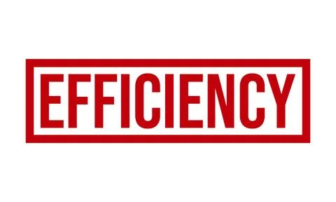 Efficiency Rubber Stamp. Efficiency Grunge Stamp Seal Vector Illustration Stock-Illustration
