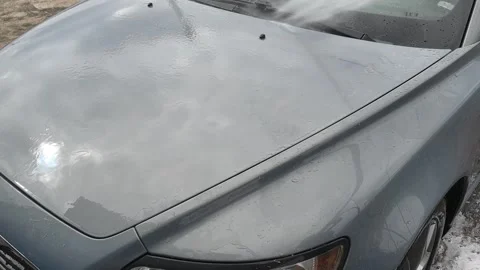 An Efficient and Effective Car Washing Process Utilizing a Pressure Washer for B Stock Footage 305407170