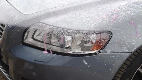 An Efficient and Effective Car Washing Process Utilizing a Pressure Washer for B Stock Footage 305408177