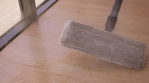 An Efficient and Effective Floor Cleaning Process for Your Modern Apartment Stock Footage 309822394