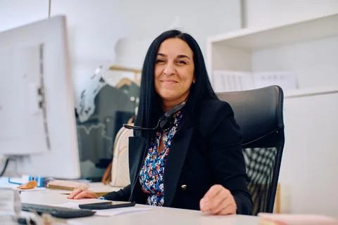 Efficient Call Center Agent Providing Seamless Customer Assistance Stock Photos