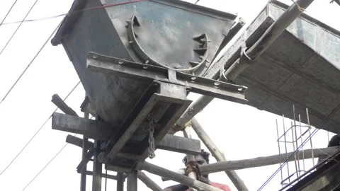 Efficient Crane Construction - Aerial Solutions for Your Building Needs Stock Footage 324023752