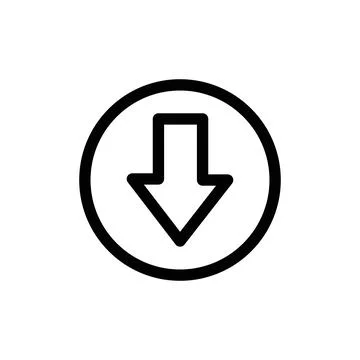 Efficient Download Icon for Software and Digital Media Ilustración de archivo