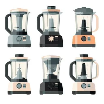 Efficient Kitchen Essentials: Appliance Vector Illustration Set 스톡 일러스트
