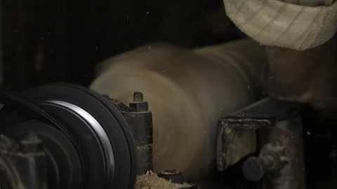Efficient Machinery - A Close-up Look at Precision Engineering Stock Footage 314472400