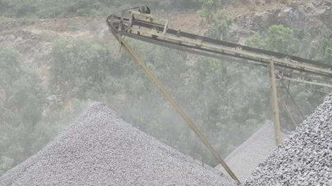 Efficient Mining - Innovative Equipment at Work Stock Footage 314445978