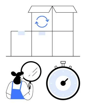 Efficient Package Delivery Concept with Analysis and Timing Tools for イラスト素材