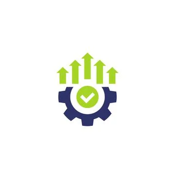 Efficient production and efficiency icon イラスト素材